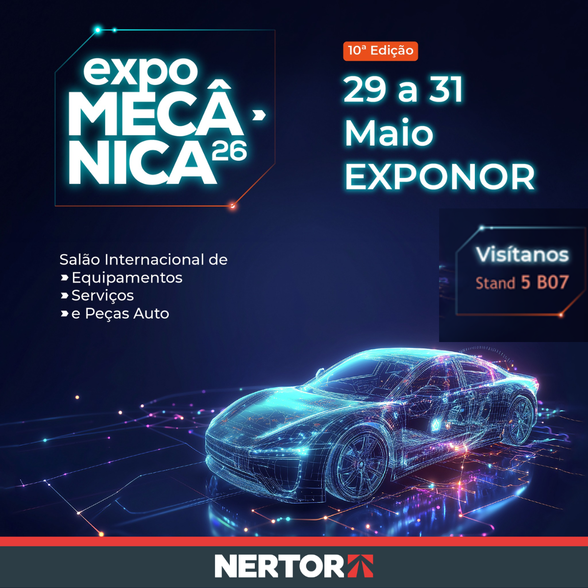 NERTOR celebra 40 años de historia en expoMECÂNICA Oporto 2026